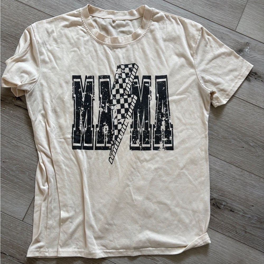 Cream Graphic T-Shirt